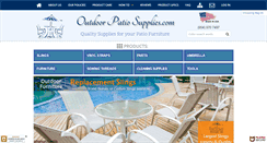 Desktop Screenshot of outdoorpatiosupplies.com